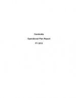Cambodia Operational Plan Report FY 2013
