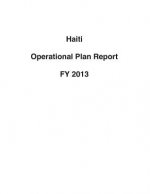 Haiti Operational Plan Report FY 2013