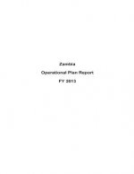 Zambia Operational Plan Report FY 2013