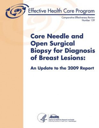 Core Needle and Open Surgical Biopsy for Diagnosis of Breast Lesions: An Update to the 2009 Report: Comparative Effectiveness Review Number 139