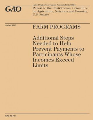 Farm Programs: Additional Steps Needed to Help Prevent Payments to Participants Whose Incomes Exceed Limits