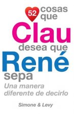 52 Cosas Que Clau Desea Que René Sepa: Una Manera Diferente de Decirlo