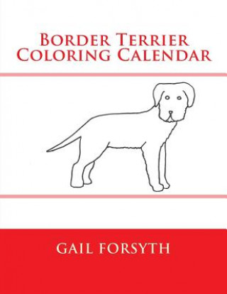 Border Terrier Coloring Calendar