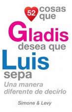 52 Cosas Que Gladis Desea Que Luis Sepa: Una Manera Diferente de Decirlo