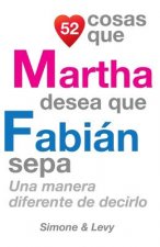 52 Cosas Que Martha Desea Que Fabián Sepa: Una Manera Diferente de Decirlo