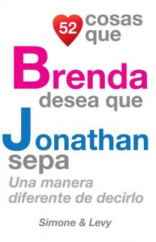 52 Cosas Que Brenda Desea Que Jonathan Sepa: Una Manera Diferente de Decirlo