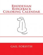 Rhodesian Ridgeback Coloring Calendar