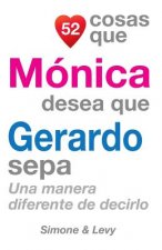 52 Cosas Que Mónica Desea Que Gerardo Sepa: Una Manera Diferente de Decirlo
