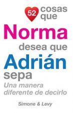 52 Cosas Que Norma Desea Que Adrián Sepa: Una Manera Diferente de Decirlo