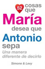 52 Cosas Que María Desea Que Antonio Sepa: Una Manera Diferente de Decirlo