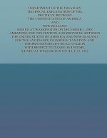 Department of the Treasury Technical Explanation of the Protocol Between the United States of America and New Zealand: Signed at Washington on Decembe