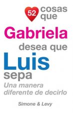 52 Cosas Que Gabriela Desea Que Luis Sepa: Una Manera Diferente de Decirlo