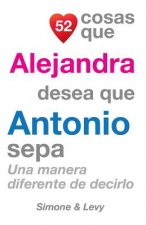 52 Cosas Que Alejandra Desea Que Antonio Sepa: Una Manera Diferente de Decirlo
