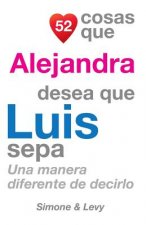 52 Cosas Que Alejandra Desea Que Luis Sepa: Una Manera Diferente de Decirlo