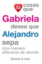 52 Cosas Que Gabriela Desea Que Alejandro Sepa: Una Manera Diferente de Decirlo