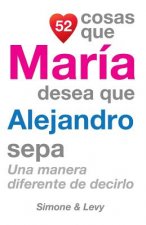 52 Cosas Que María Desea Que Alejandro Sepa: Una Manera Diferente de Decirlo