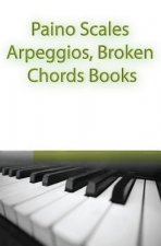 Paino Scales, Arpeggios, Broken Chords Books: Piano Sheet Music For Practicing Music Theory