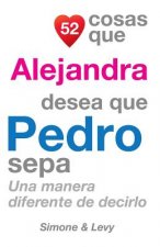 52 Cosas Que Alejandra Desea Que Pedro Sepa: Una Manera Diferente de Decirlo