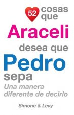 52 Cosas Que Araceli Desea Que Pedro Sepa: Una Manera Diferente de Decirlo