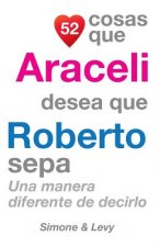 52 Cosas Que Araceli Desea Que Roberto Sepa: Una Manera Diferente de Decirlo