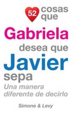 52 Cosas Que Gabriela Desea Que Javier Sepa: Una Manera Diferente de Decirlo