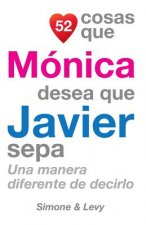 52 Cosas Que Mónica Desea Que Javier Sepa: Una Manera Diferente de Decirlo