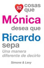 52 Cosas Que Mónica Desea Que Ricardo Sepa: Una Manera Diferente de Decirlo