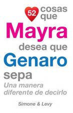 52 Cosas Que Mayra Desea Que Genaro Sepa: Una Manera Diferente de Decirlo