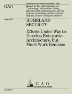 Homeland Security: Efforts Under Way to Develop Enterprise Architecture, but Much Work Remains