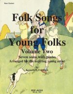 Folks Songs for Young Folks, Vol. 2 - bass clarinet and piano