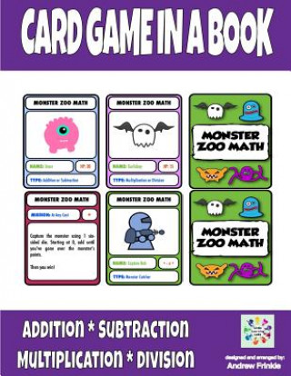 Card Game in a Book - Monster Zoo Math