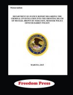 DOJ Investigation of the Shooting of Michael Brown