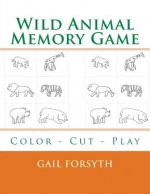 Wild Animal Memory Game: Color - Cut - Play