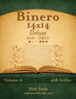 Binero 14x14 Deluxe - Facile a Difficile - Volume 12 - 468 Grilles