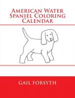 American Water Spaniel Coloring Calendar