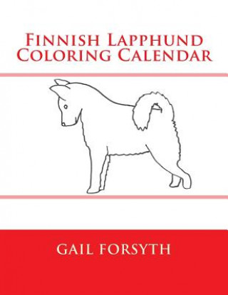 Finnish Lapphund Coloring Calendar