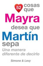 52 Cosas Que Mayra Desea Que Martín Sepa: Una Manera Diferente de Decirlo