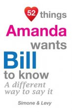 52 Things Amanda Wants Bill To Know: A Different Way To Say It