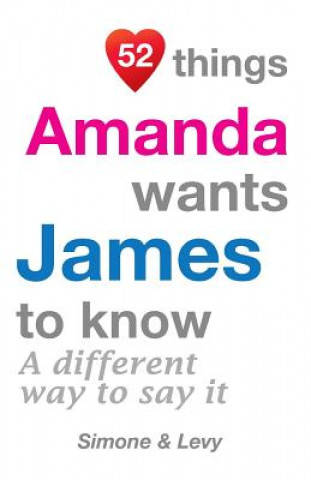 52 Things Amanda Wants James To Know: A Different Way To Say It