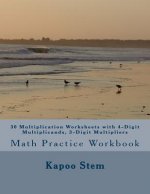 30 Multiplication Worksheets with 4-Digit Multiplicands, 3-Digit Multipliers: Math Practice Workbook