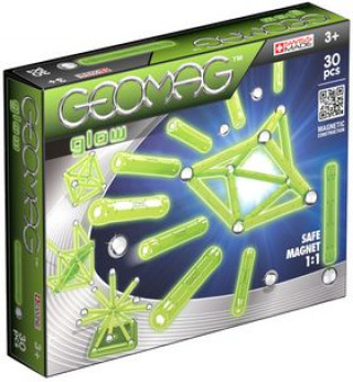 Stavebnice Geomag Glow 30 pcs