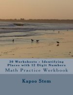 30 Worksheets - Identifying Places with 12 Digit Numbers: Math Practice Workbook