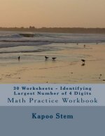 30 Worksheets - Identifying Largest Number of 4 Digits: Math Practice Workbook