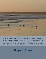 30 Worksheets - Find Predecessor and Successor of 2 Digit Numbers: Math Practice Workbook