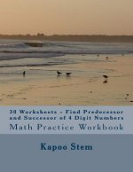 30 Worksheets - Find Predecessor and Successor of 4 Digit Numbers: Math Practice Workbook