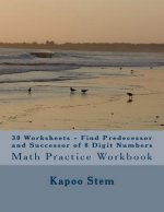 30 Worksheets - Find Predecessor and Successor of 8 Digit Numbers: Math Practice Workbook