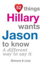 52 Things Hillary Wants Jason To Know: A Different Way To Say It