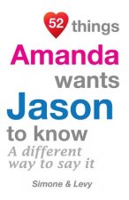 52 Things Amanda Wants Jason To Know: A Different Way To Say It