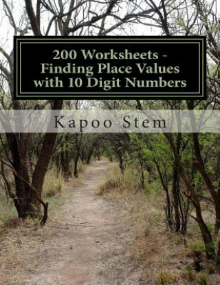 200 Worksheets - Finding Place Values with 10 Digit Numbers: Math Practice Workbook