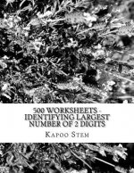 500 Worksheets - Identifying Largest Number of 2 Digits: Math Practice Workbook